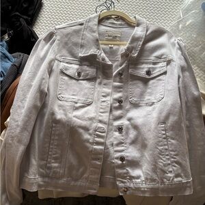 Kensie White Denim Jacket